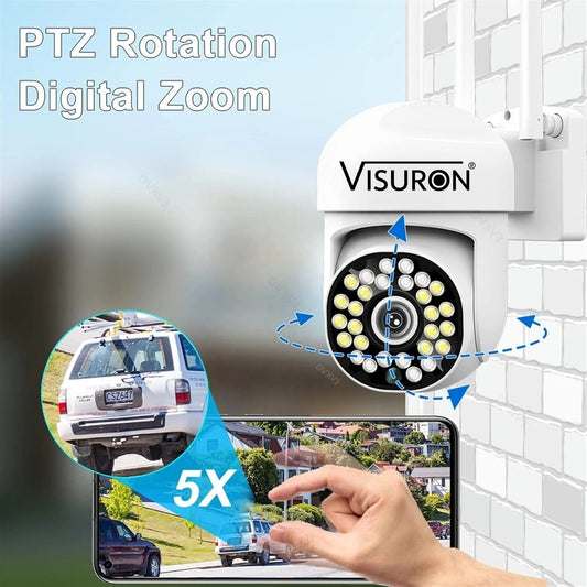 Cameră de Supraveghere Visuron® 3Mp de Exterior Wifi + Card 32GB Cadou
