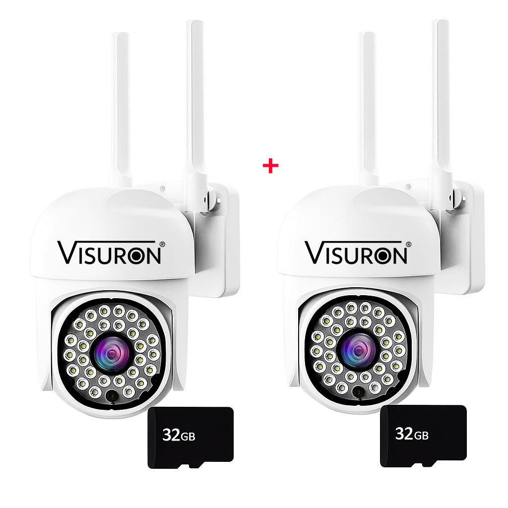 Cameră de Supraveghere Visuron® 3Mp de Exterior Wifi + Card 32GB Cadou