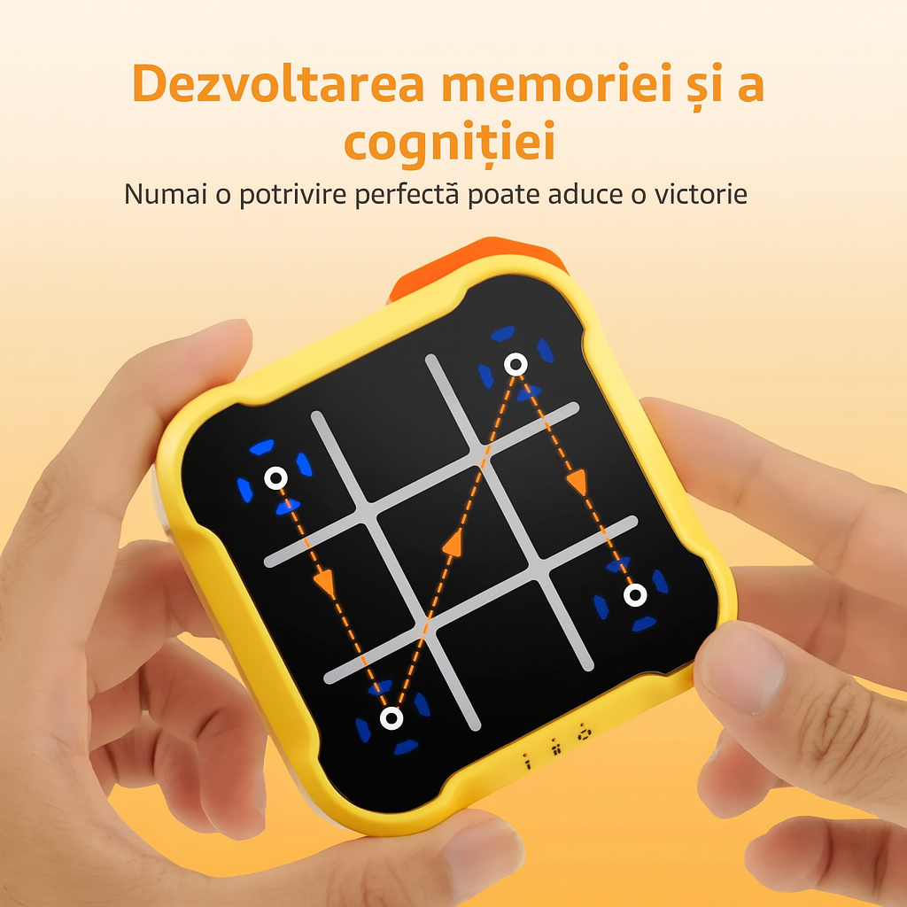 Joc Electronic Tic-Tac-Toe, X și 0, pentru Stimularea Memoriei și a Cogniției