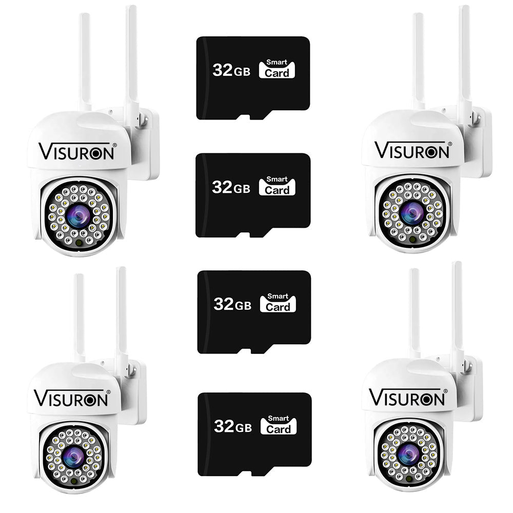 Cameră de Supraveghere Visuron® 3Mp de Exterior Wifi + Card 32GB Cadou
