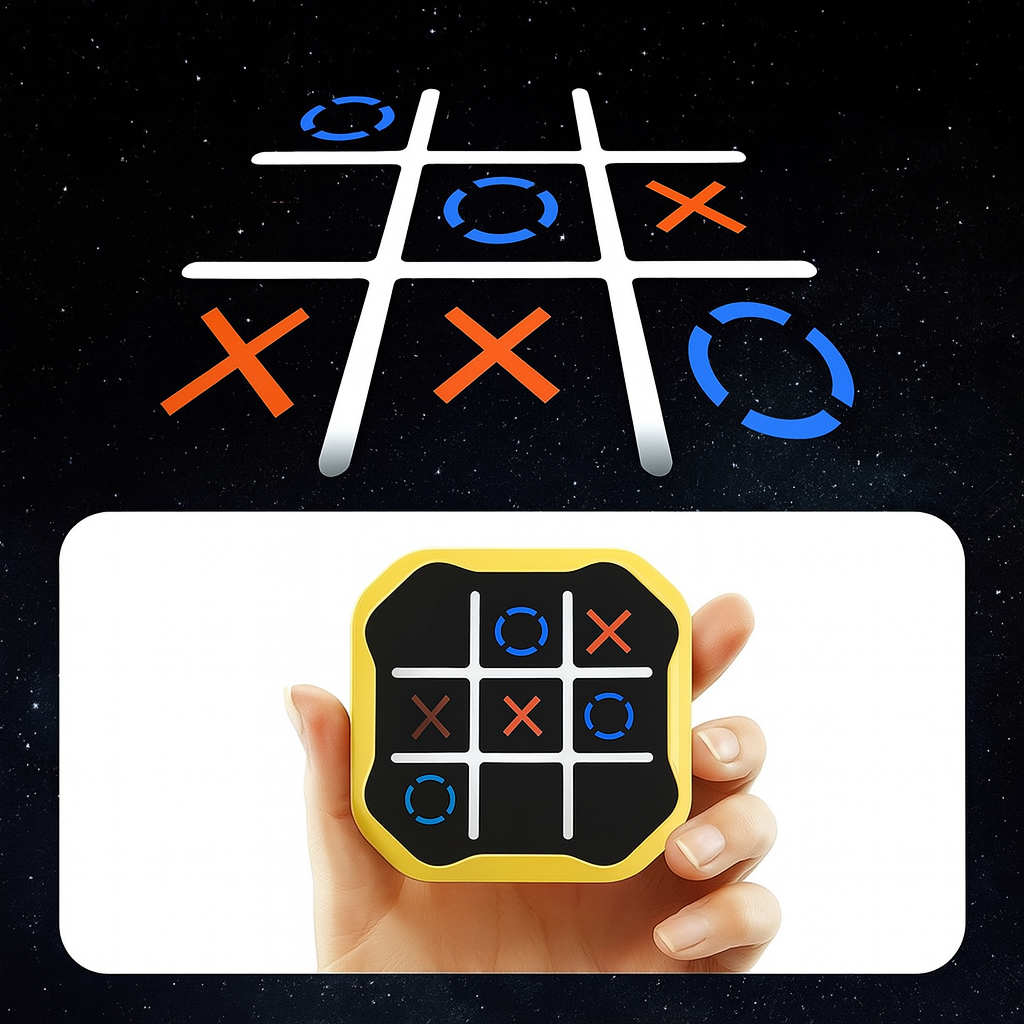 Joc Electronic Tic-Tac-Toe, X și 0, pentru Stimularea Memoriei și a Cogniției