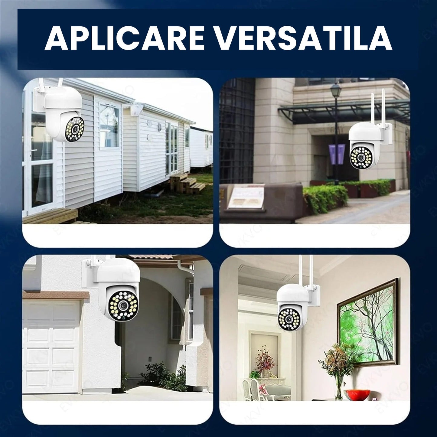 Cameră de Supraveghere Visuron® 3Mp de Exterior Wifi + Card 32GB Cadou