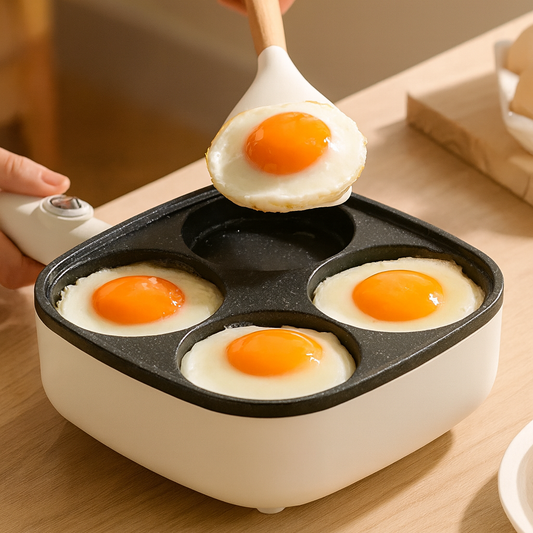 Tigaie Electriă Mic Dejun a la Paris pentru Ouă Ochiuri Perfecte 500W