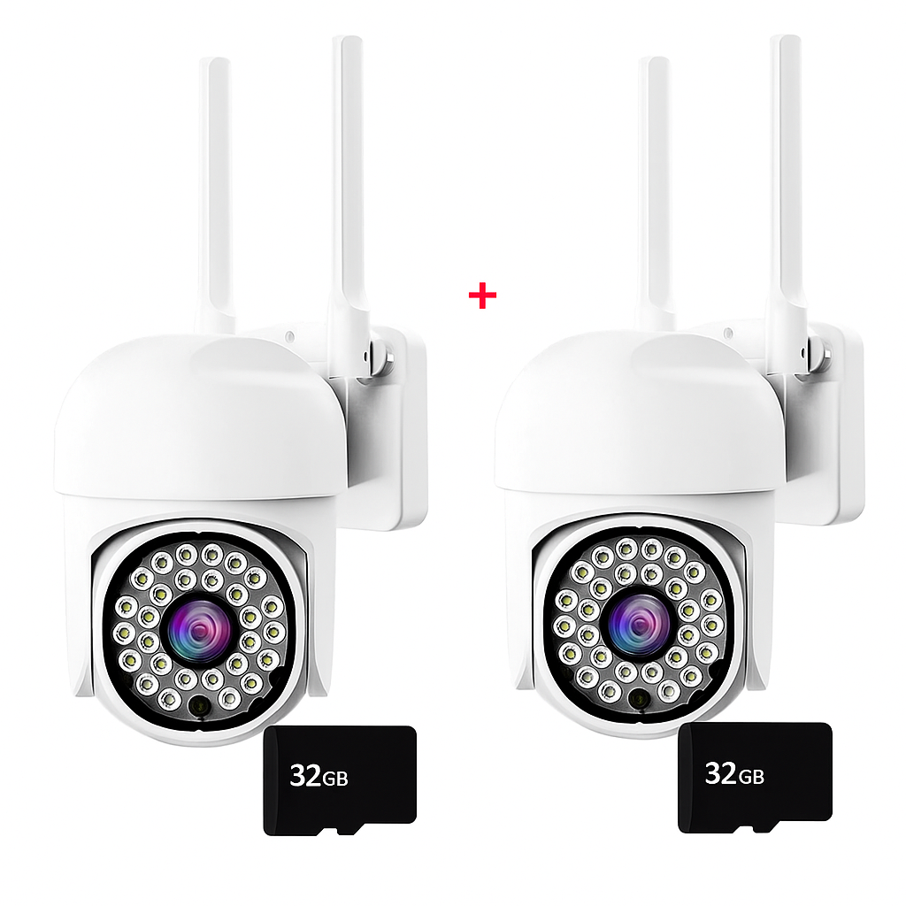 Cameră de Supraveghere de Exterior Color  + Card 32GB Cadou